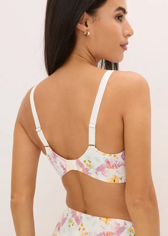 Soutien-gorge minimiseur avec broderies filigranées, bonprix