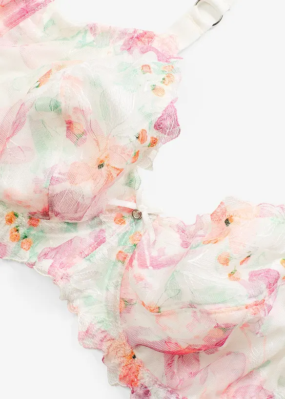 Soutien-gorge minimiseur avec broderies filigranées, bonprix