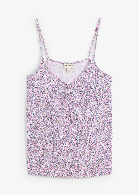 Top à fleurs en viscose fluide, bonprix