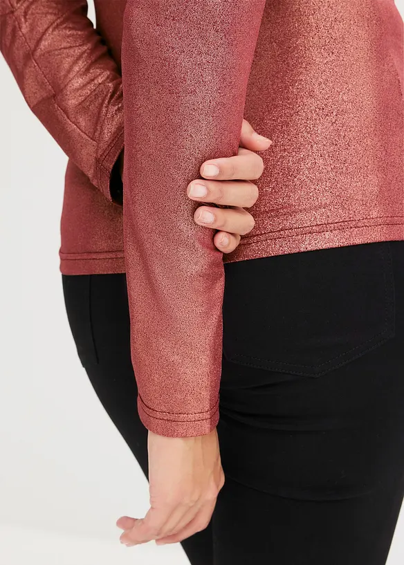 Haut manches longues à découpes, bonprix