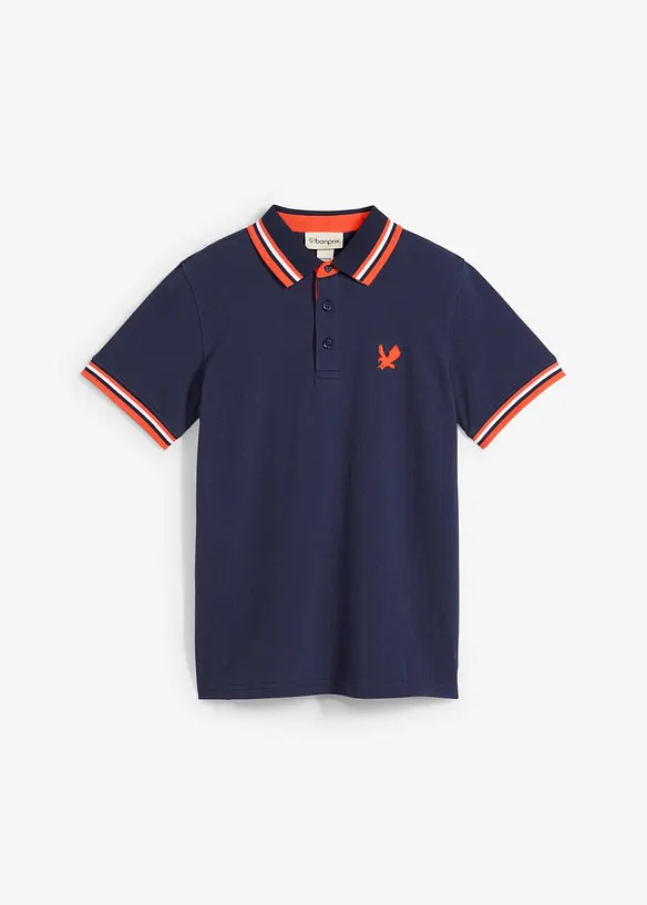 Polo en maille piquée 100% coton, bonprix