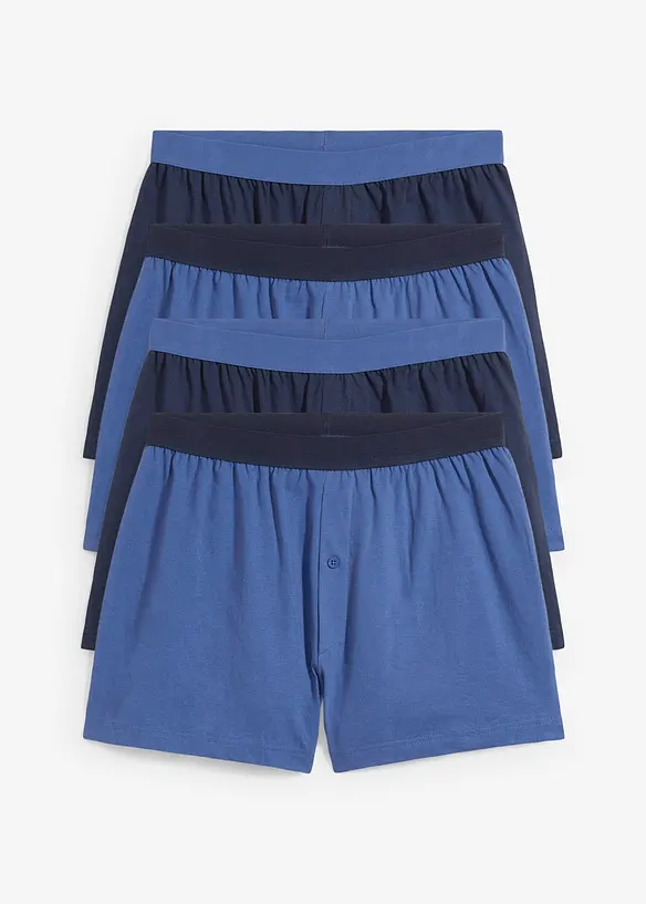 Lot de 4 caleçons en jersey coton, bonprix