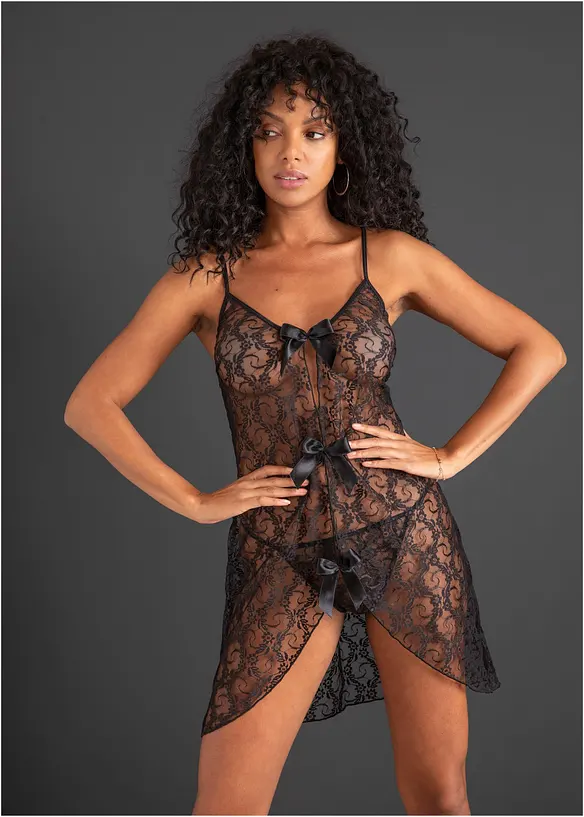Négligé et slip (Ens. 2 pces.), bonprix