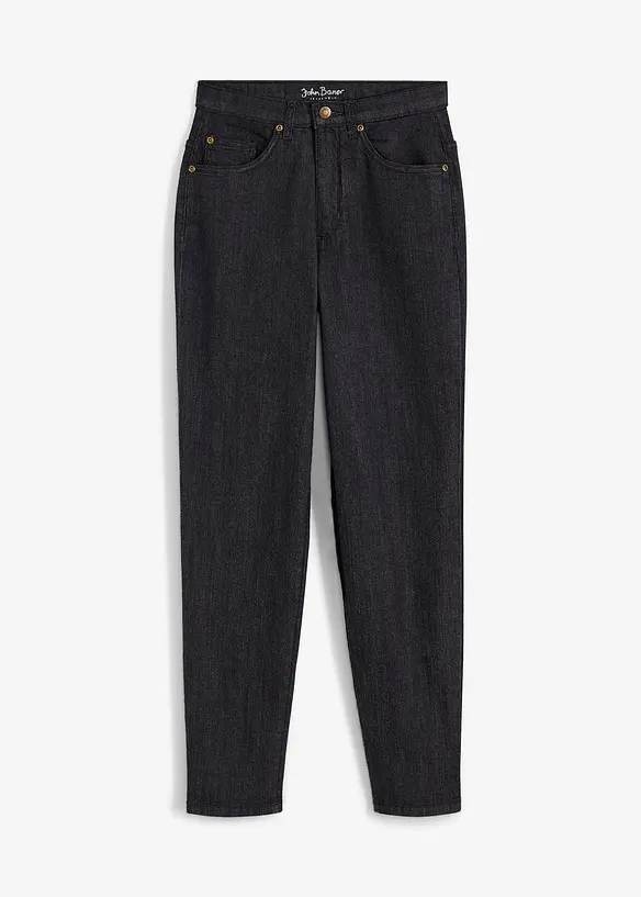 Jean mom taille haute, extensible, bonprix