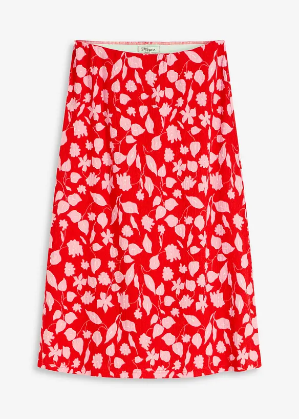 Jupe midi imprimée, bonprix