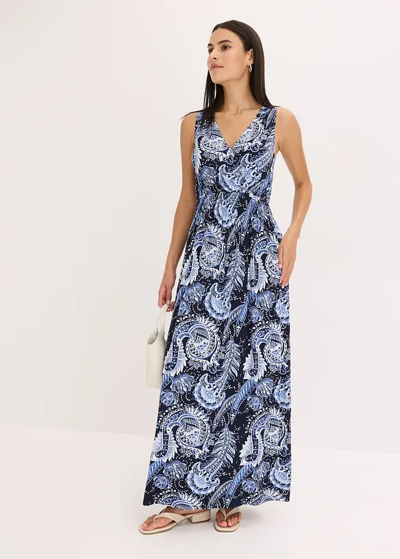 Robe longue en viscose douce et extensible, bonprix