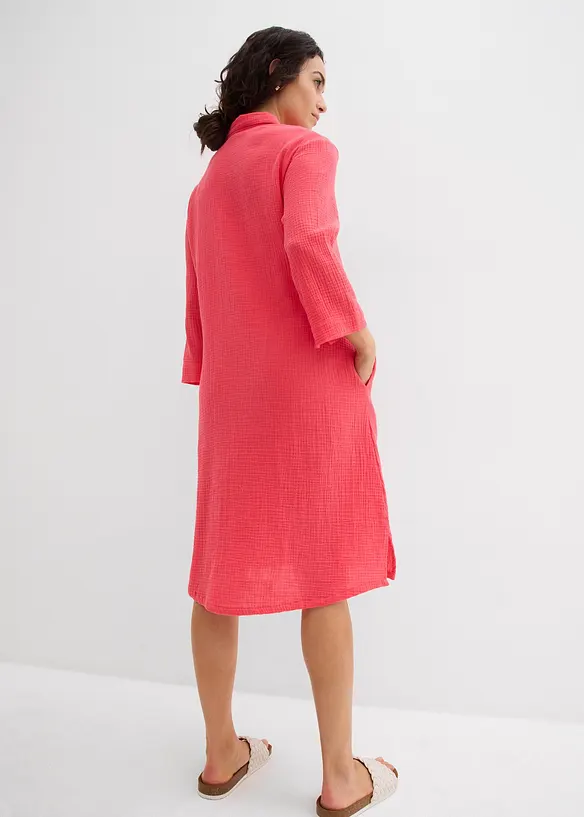 Robe-chemise en gaze de coton, bonprix