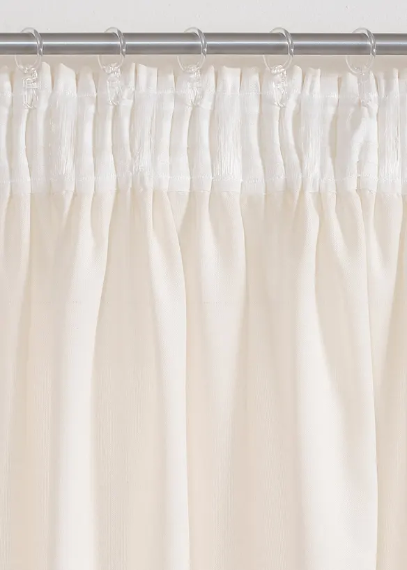 Rideau aspect lin avec polyester recyclé (1 pce), bonprix