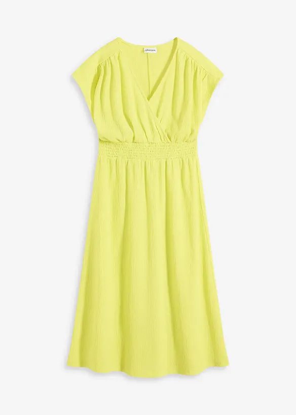 Robe en jersey crêpe aérien, bonprix