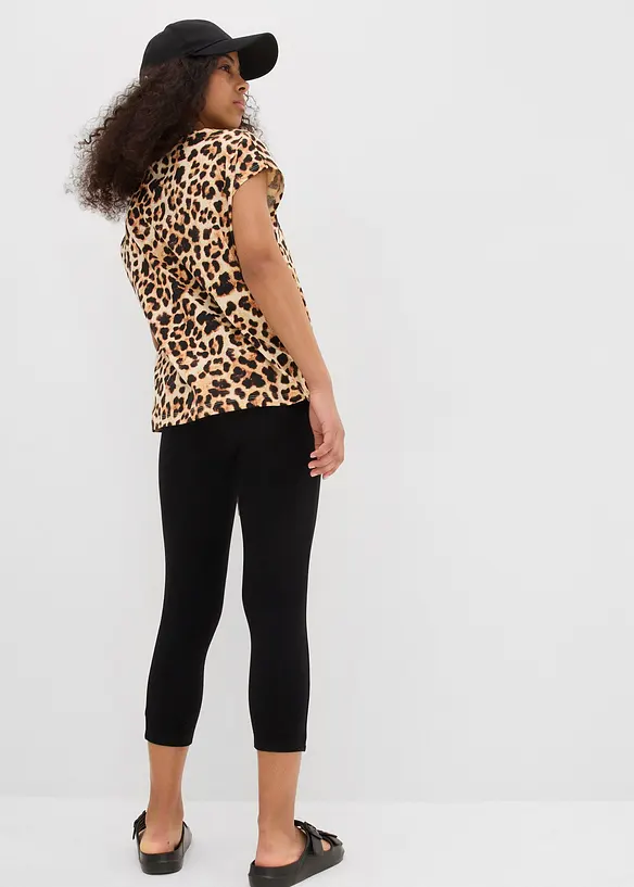Lot de 2 leggings 3/4, bonprix