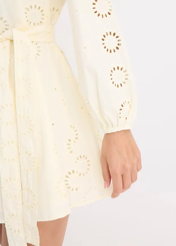 Robe à col tunisien 100% coton, bonprix