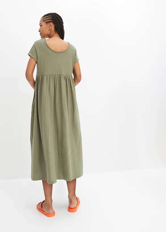 Robe midi 100% coton, bonprix