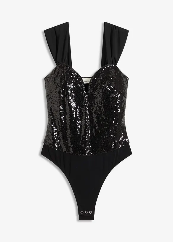 Body à sequins, bonprix