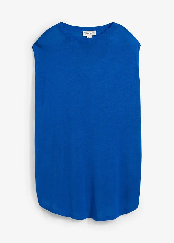Top fluide en maille de viscose, coupe ballon, bonprix