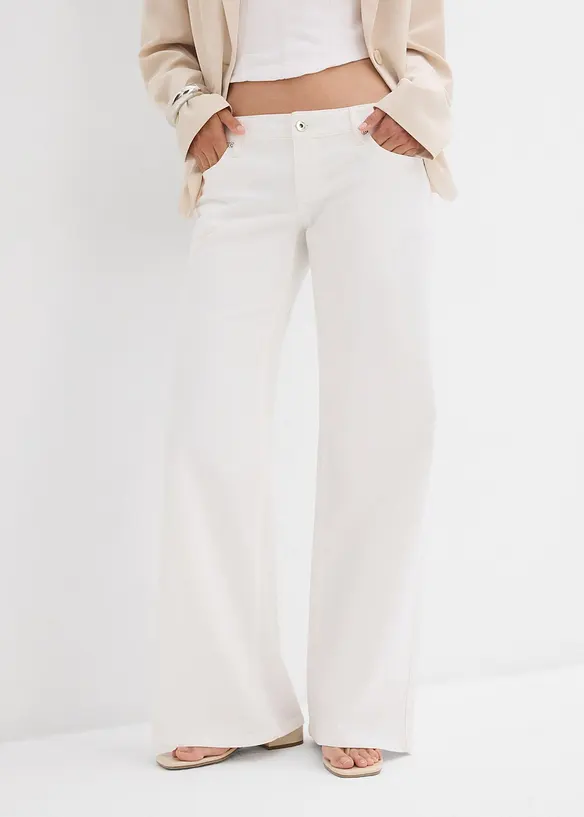 Jean large, taille basse, bonprix