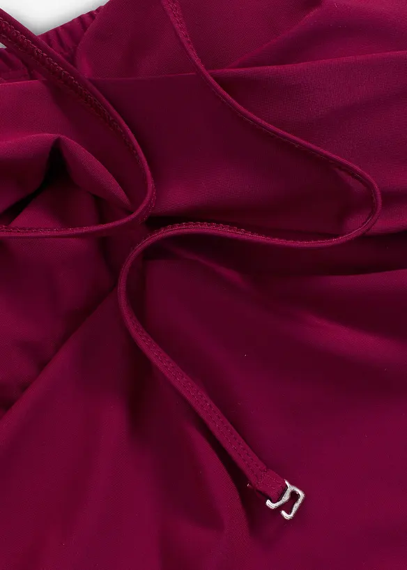 Maillot 1 pièce sculptant effet croisé, maintien modéré, bonprix