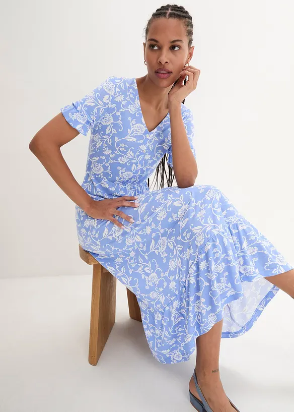 Robe fluide en jersey viscose, bonprix