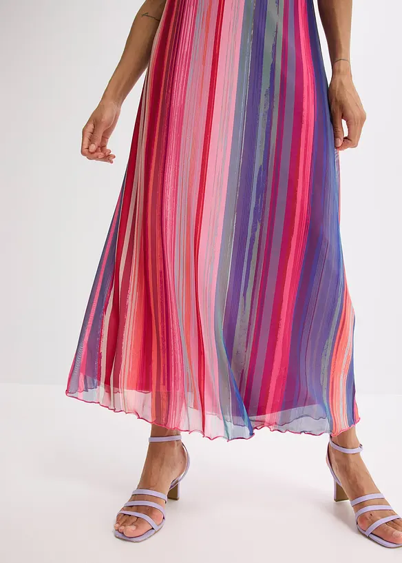 Robe une épaule en mesh doux, bonprix