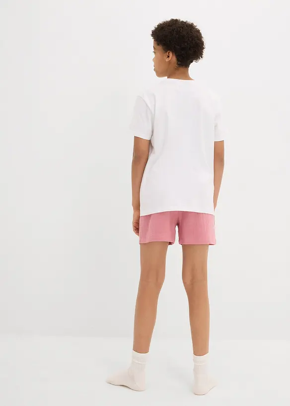 Pyjashort (ens. 2 pces) en gaze de coton, bonprix