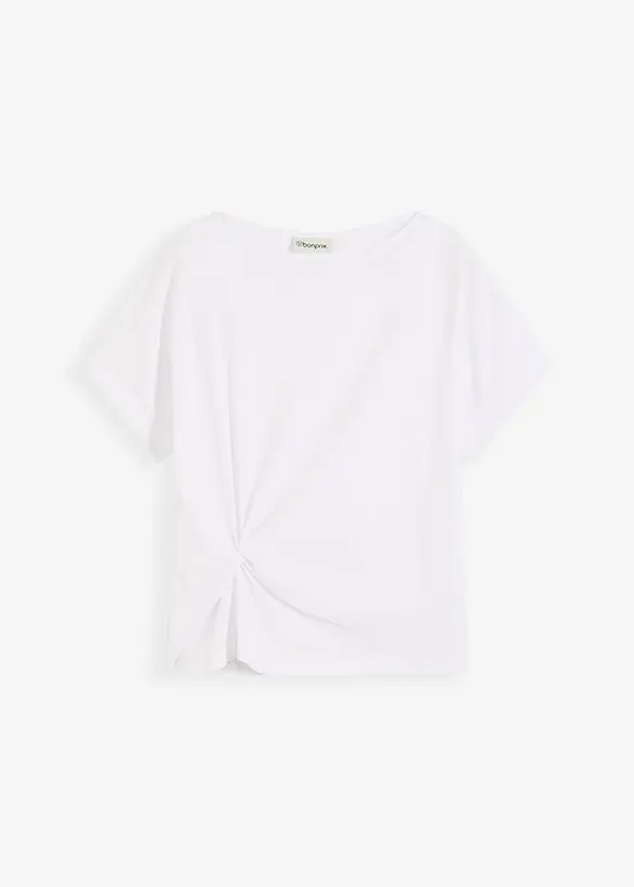 T-shirt avec détail noué, bonprix