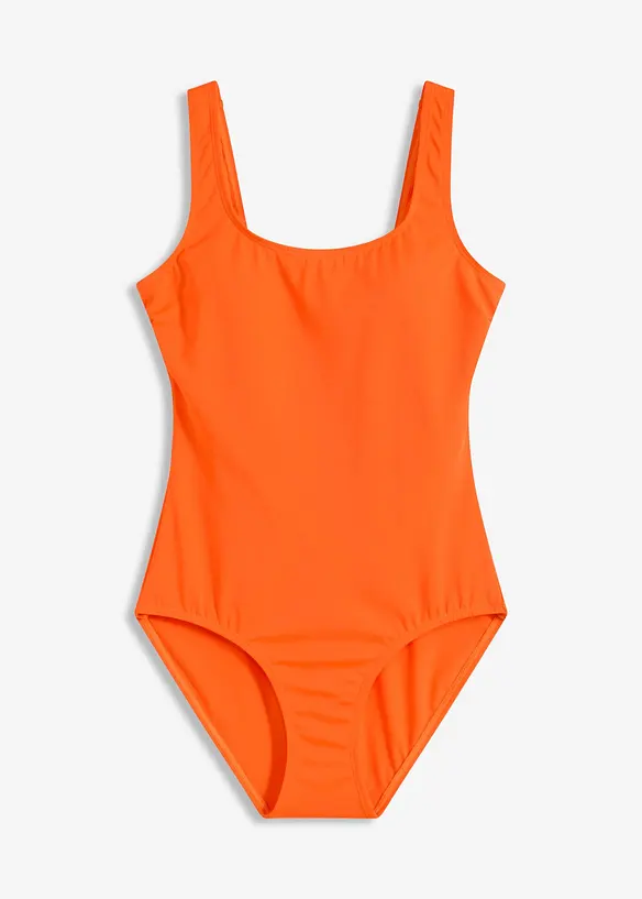 Maillot 1 pièce peu échancré dans le dos, bonprix