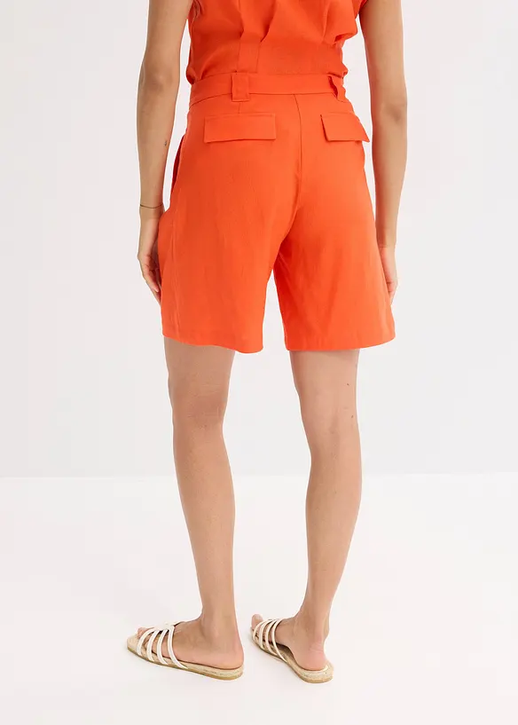 Short léger en lin mélangé, bonprix