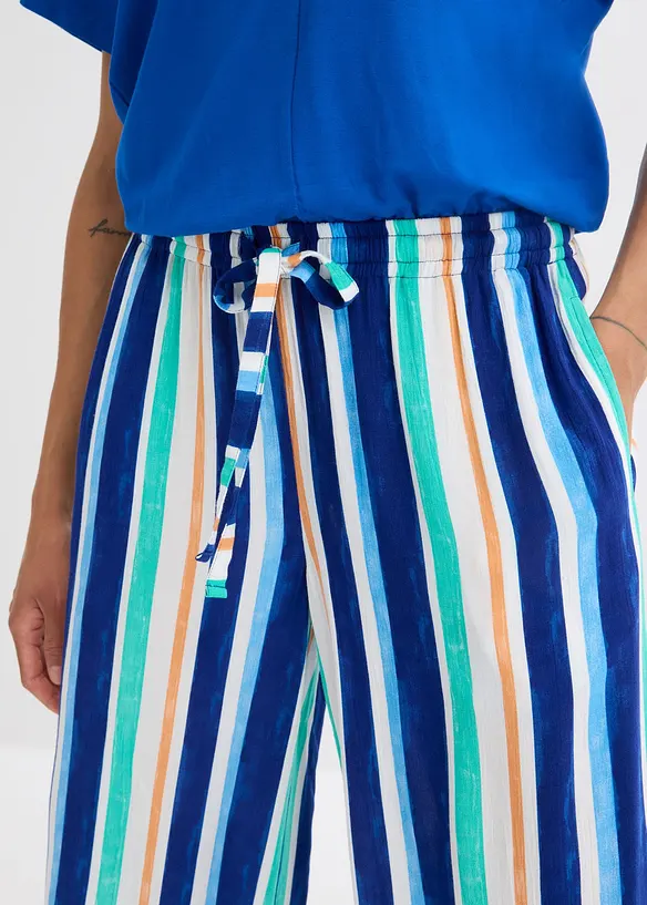 Pantalon large en viscose fine, bonprix
