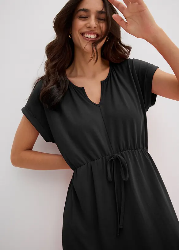 Robe en jersey de viscose mélangée, bonprix