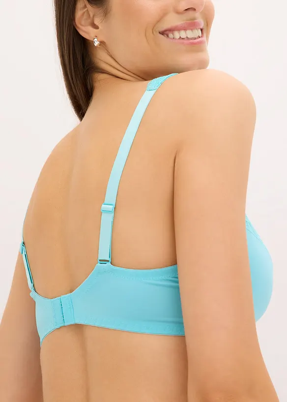 Lot de 2 soutiens-gorge à armatures avec dentelle, bonprix