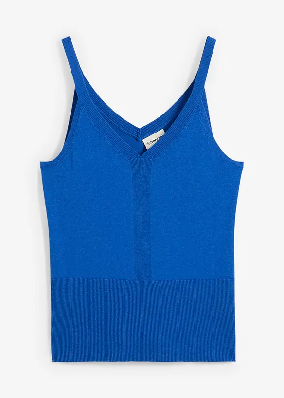 Top en maille de coton et soie, bonprix