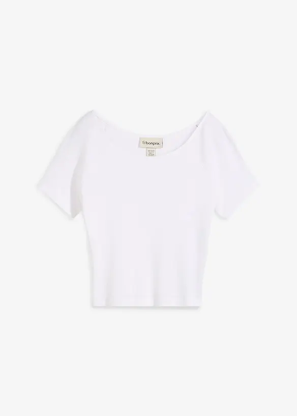 T-shirt ajusté 100% coton, bonprix