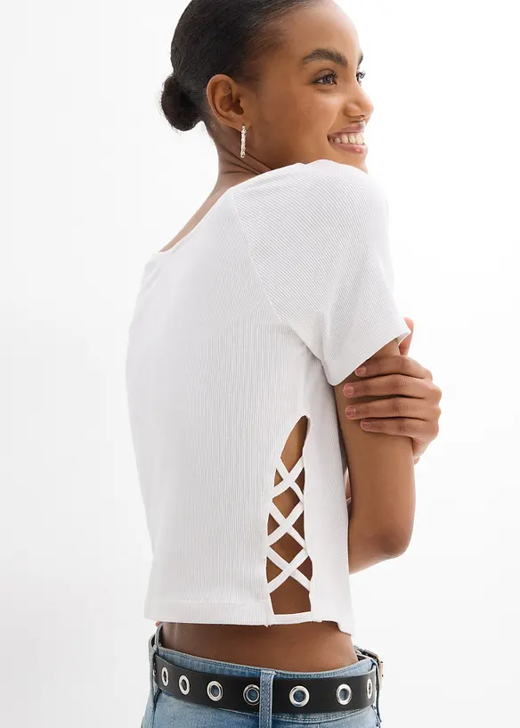 T-shirt ajusté 100% coton, bonprix