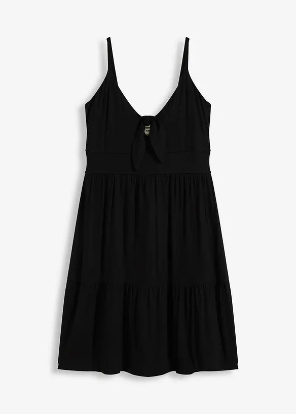 Robe à bretelles et détail noué, bonprix