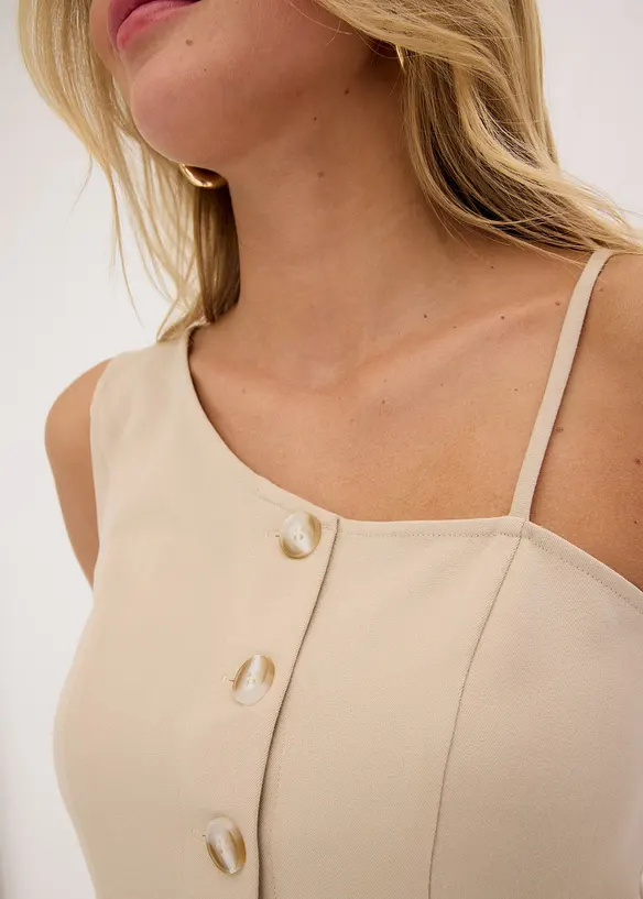 Gilet sans manches boutonné, bonprix