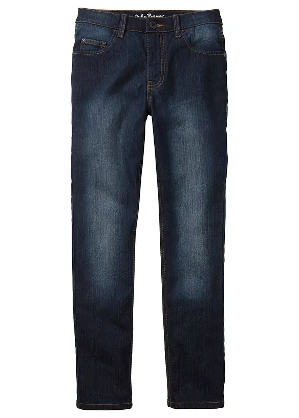 Jean garçon Slim, droit et extensible, bonprix
