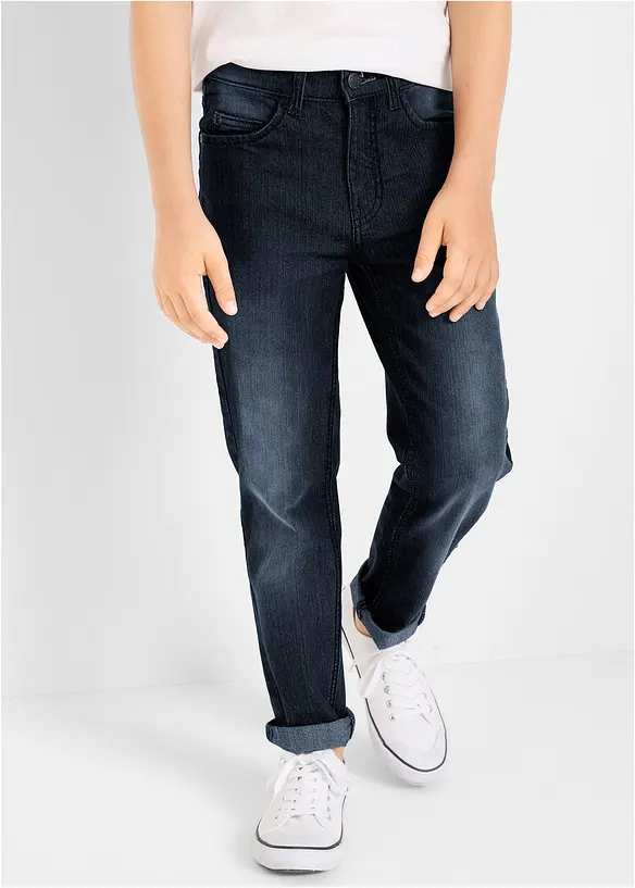 Jean garçon Slim, droit et extensible, bonprix
