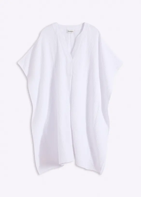 Tunique de plage en gaze de coton, bonprix