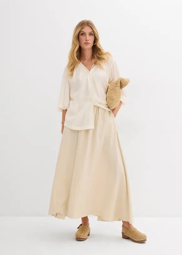 Chemisier oversize en viscose mélangée, bonprix
