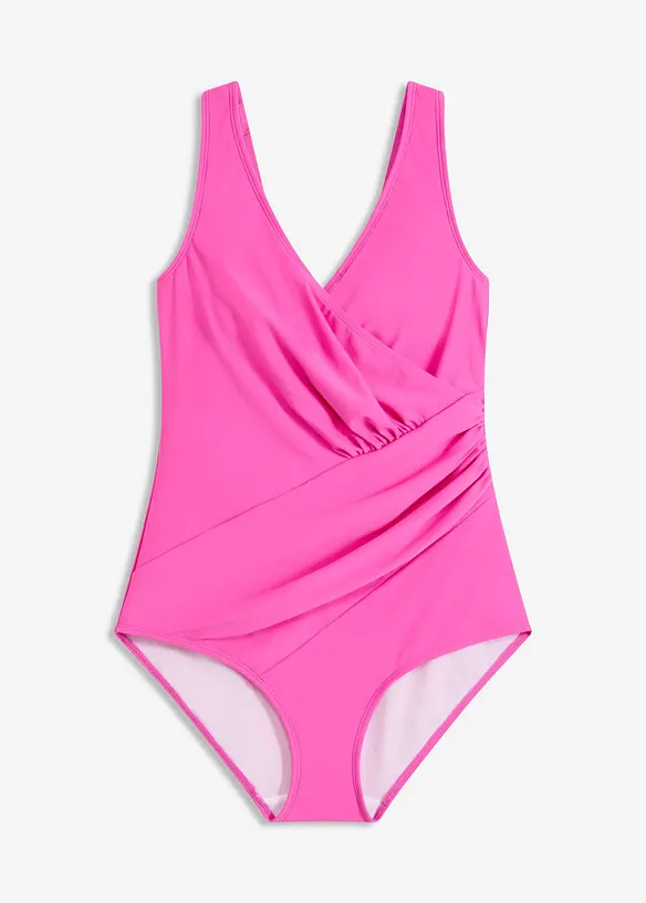 Maillot 1 pièce sculptant, maintien modéré, style portefeuille, bonprix