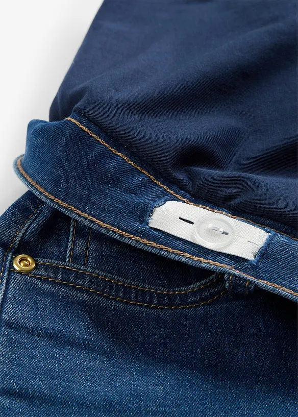 Short de grossesse en coton denim extensible, bonprix
