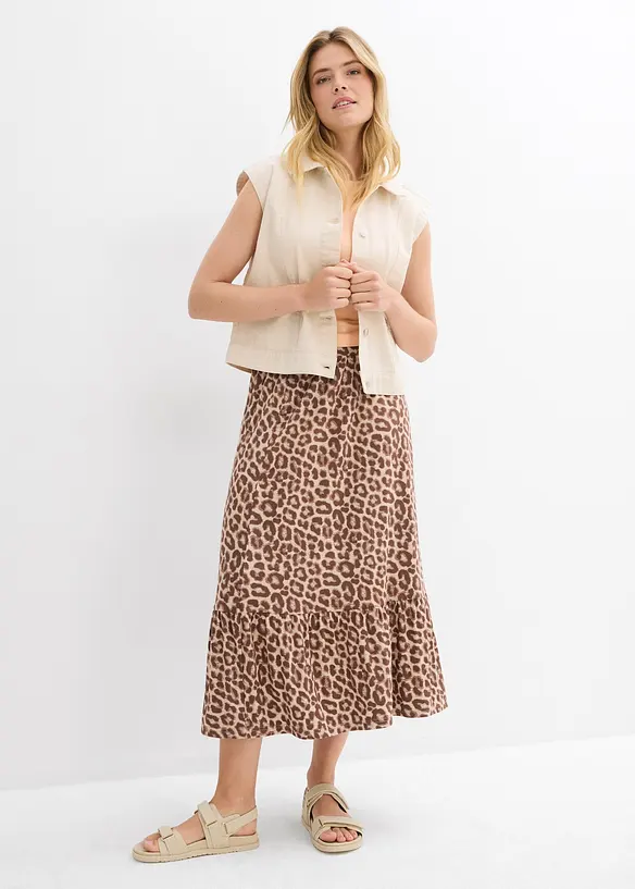 Jupe en jersey viscose, bonprix
