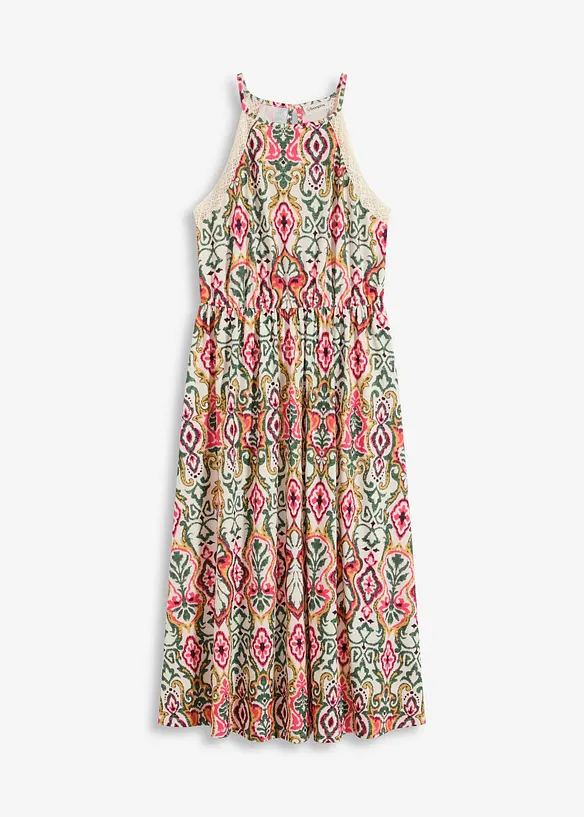 Robe midi à dentelle, bonprix