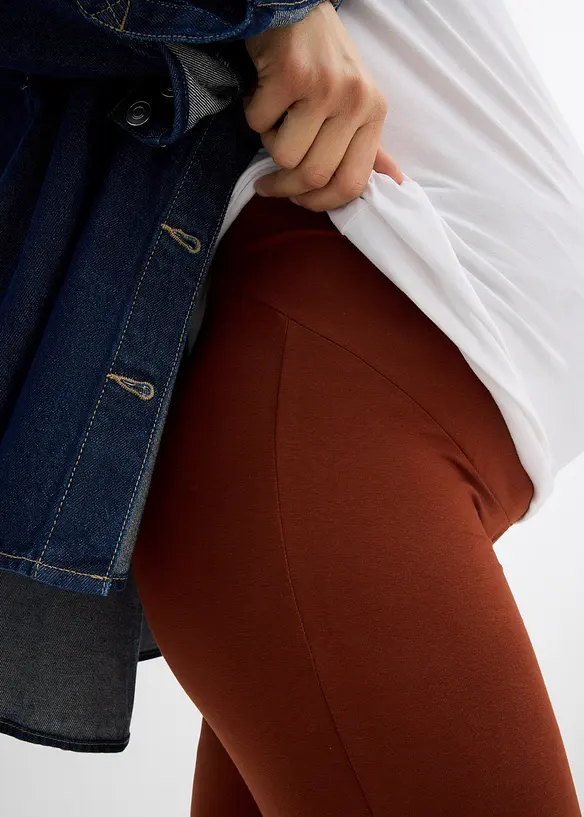 Lot de 2 leggings de grossesse avec coton, bonprix