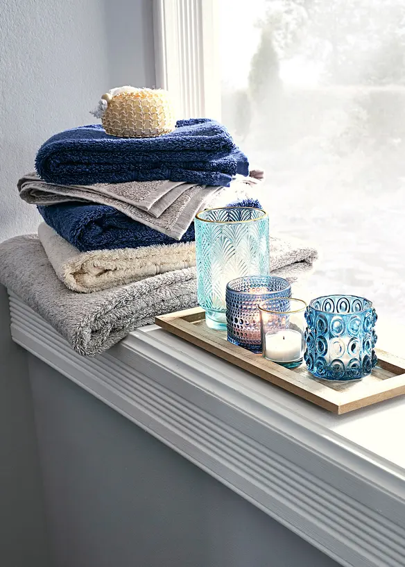 Serviette de toilette en éponge douce, bonprix