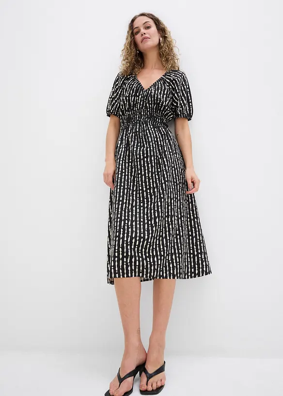 Robe midi en viscose douce, bonprix