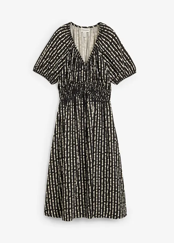 Robe midi en viscose douce, bonprix