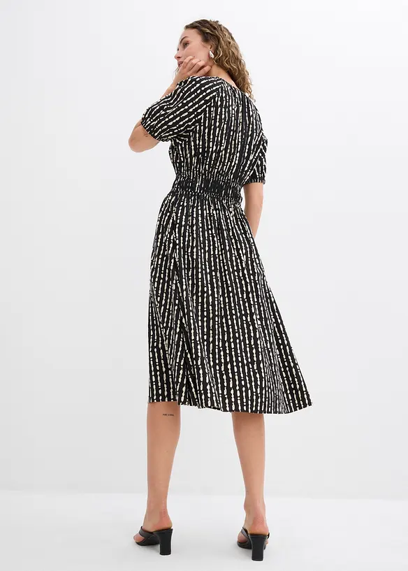 Robe midi en viscose douce, bonprix