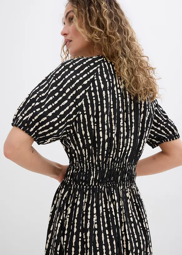 Robe midi en viscose douce, bonprix