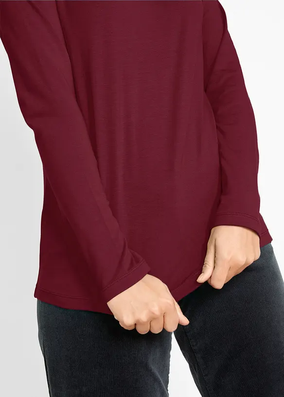 Lot de 2 T-shirts manches longues, bonprix
