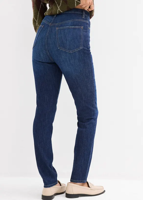 Jean skinny taille haute, cropped, bonprix
